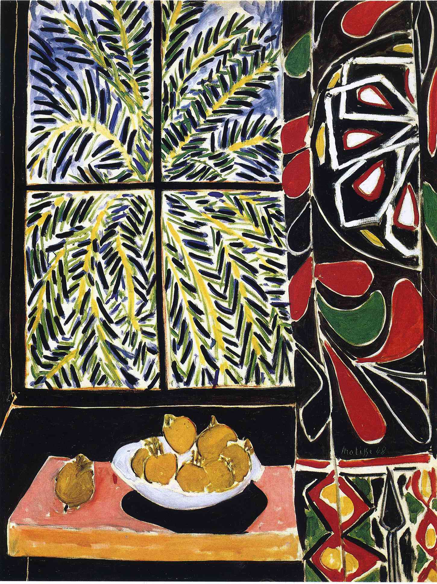 Henri Matisse - Interior with Egyptian Curtain 1948